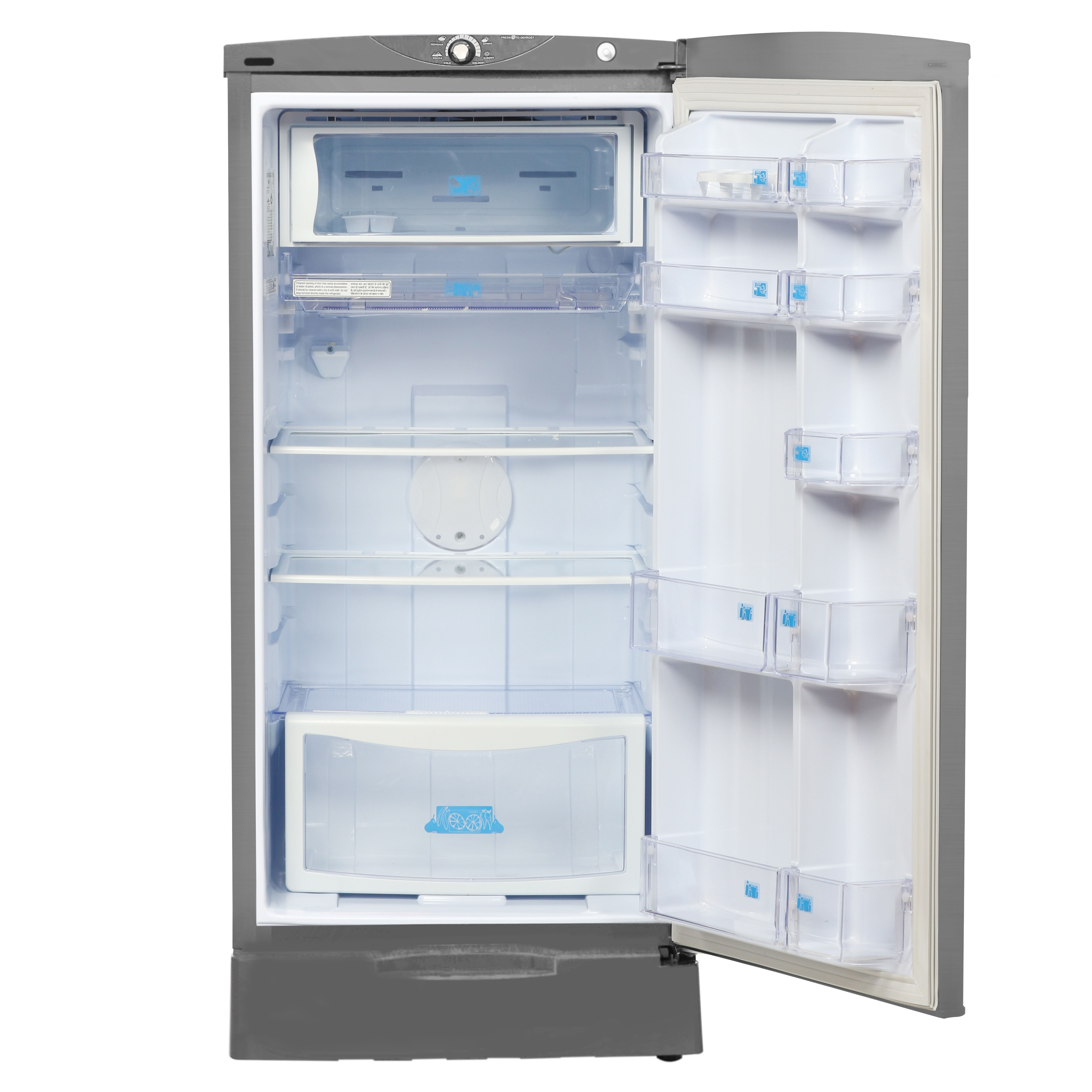 Godrej 190 Liter Single Door Refrigerator (RDEDGE 205A THF ST GR) model RDEDGE 205A THF ST GR front view - GharOne Nepal view 4